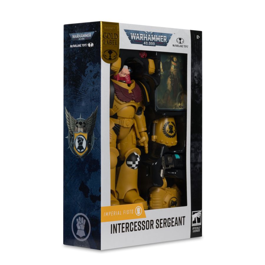 Warhammer 40,000 - Imperial Fist Intercessor Sergeant (Gold Label) 7" Action Figure