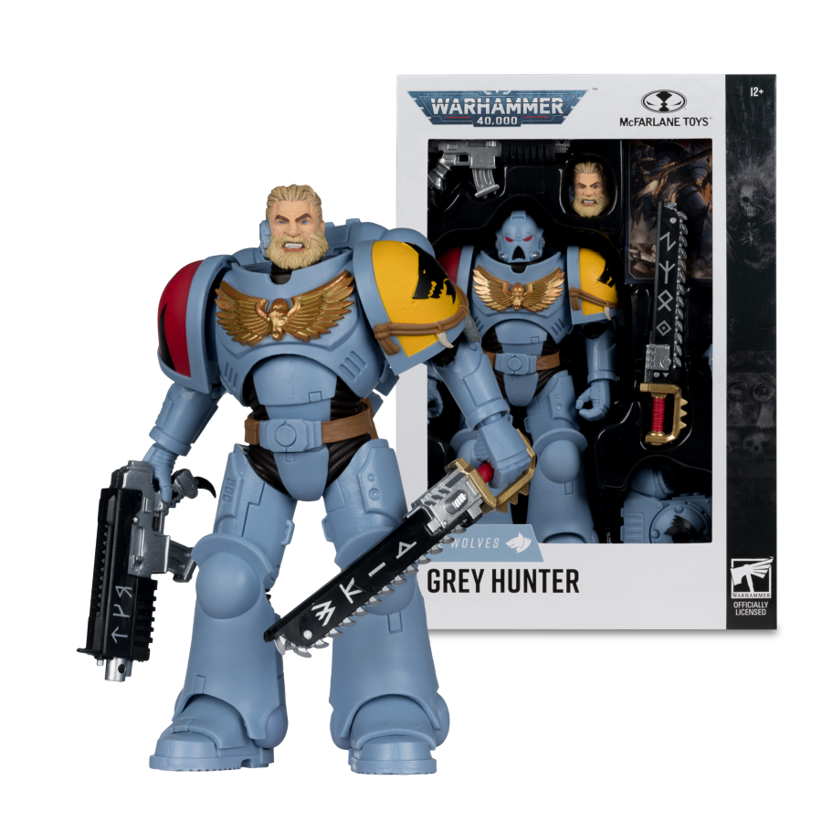Warhammer 40,000 - Space Wolves Grey Hunter 7" Action Figure