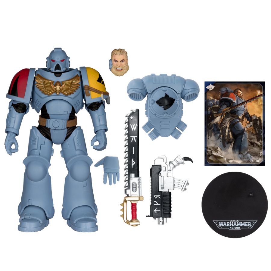 Warhammer 40,000 - Space Wolves Grey Hunter 7" Action Figure