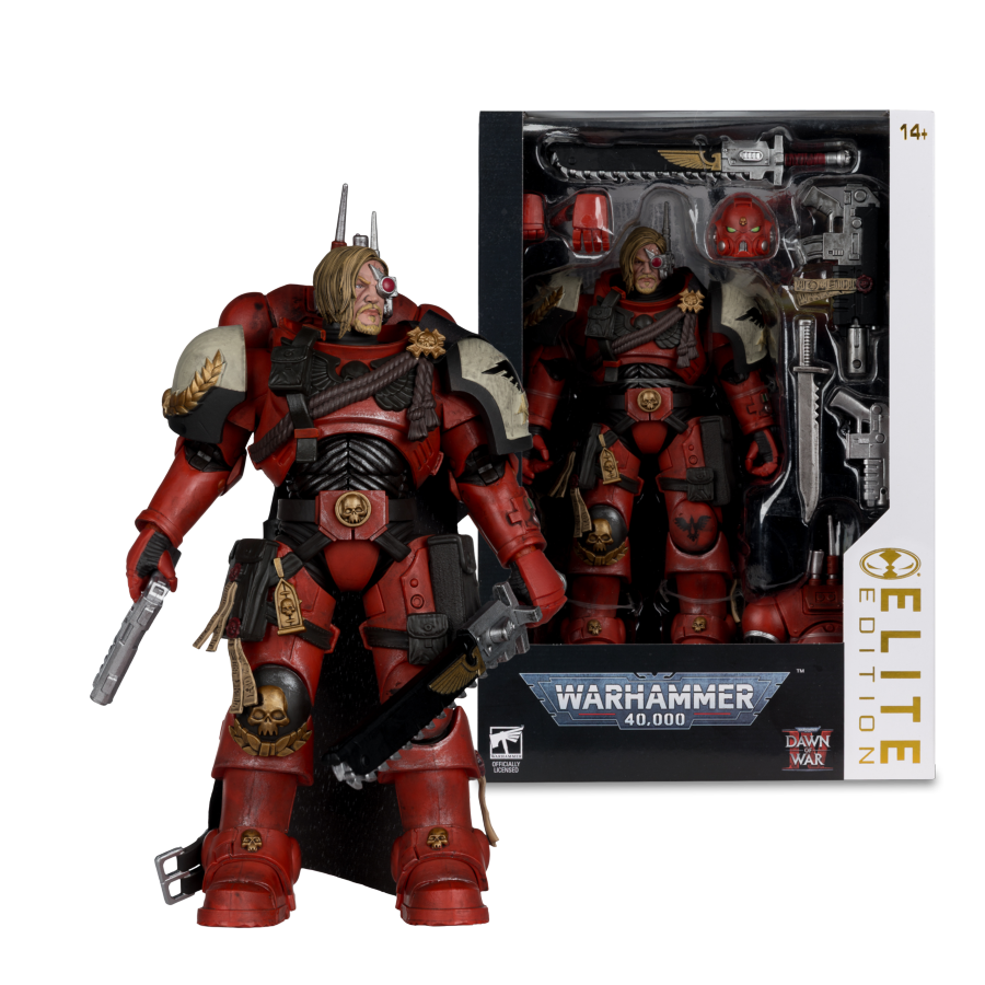 Warhammer 40,000: Dawn Of War 4 - Captain Cyrus In Phobos Armor 7" Elite Edition Action Figure