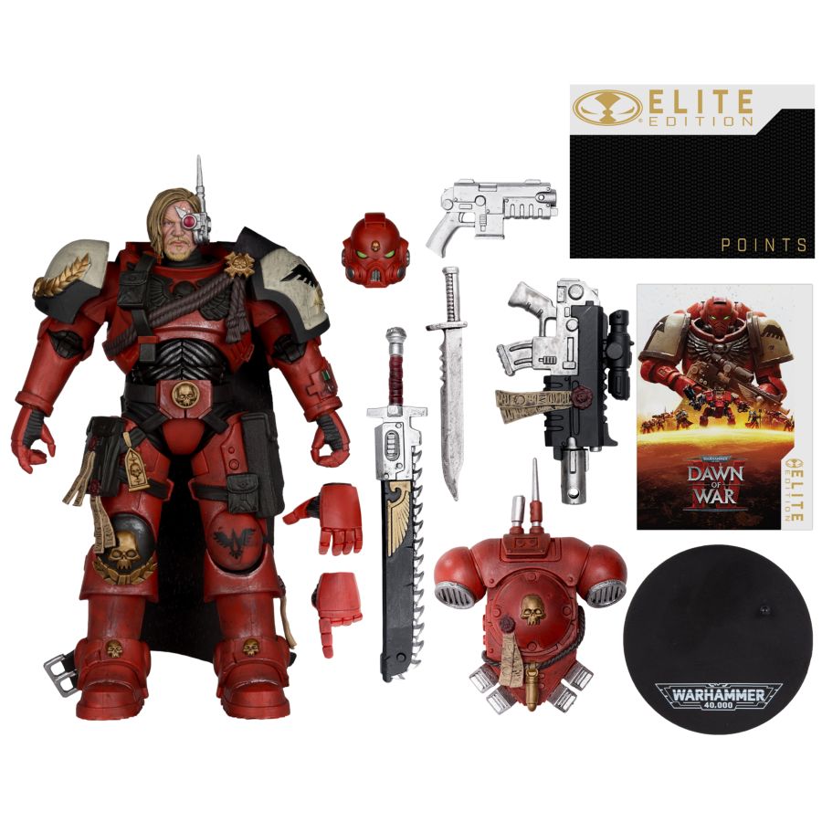 Warhammer 40,000: Dawn Of War 4 - Captain Cyrus In Phobos Armor 7" Elite Edition Action Figure