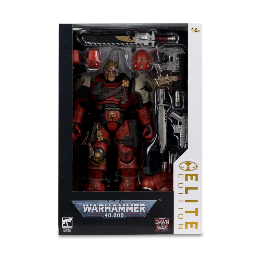 Warhammer 40,000: Dawn Of War 4 - Captain Cyrus In Phobos Armor 7" Elite Edition Action Figure