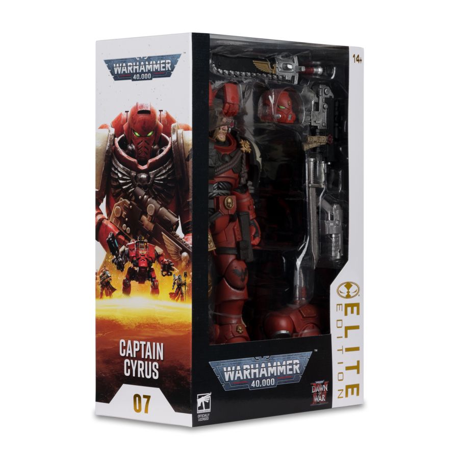 Warhammer 40,000: Dawn Of War 4 - Captain Cyrus In Phobos Armor 7" Elite Edition Action Figure