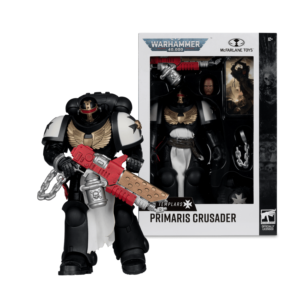 Warhammer 40,000 - Black Templar Primaris Crusader 7" Action Figure