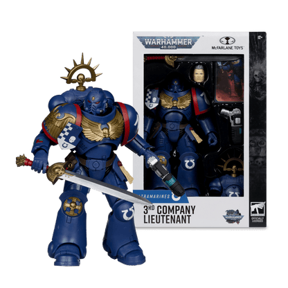 Warhammer 40,000 - Ultramarines 3rd Company Lieutenant 7" Action Figure