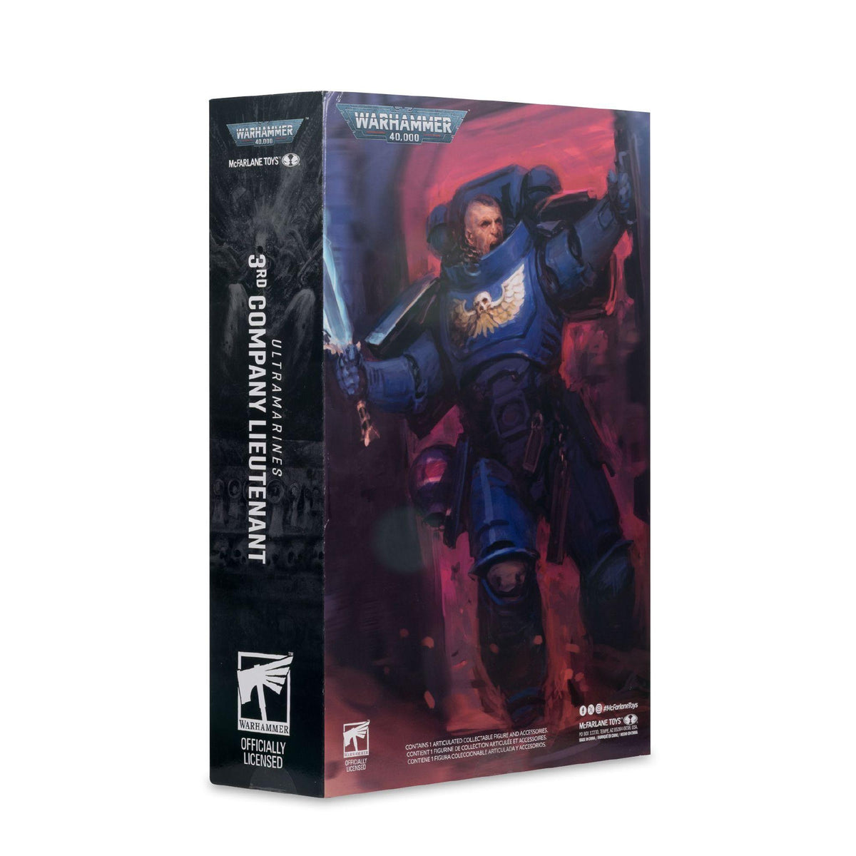 Warhammer 40,000 - Ultramarines 3rd Company Lieutenant 7" Action Figure