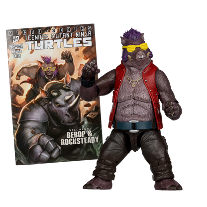 Teenage Mutant Ninja Turtles - Bebop Page Punchers 5" Figure with Comic
