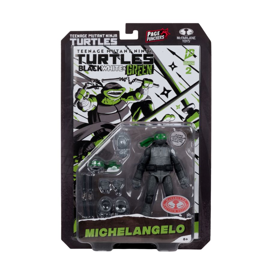 Teenage Mutant Ninja Turtles - Michaelangelo Page Punchers 5" Figure with Comic