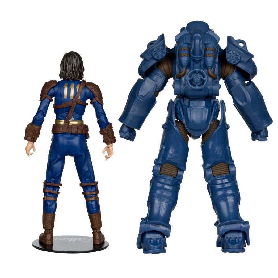 Fallout 4 - T- 60 Vault Tec & Sole Survivor 7" Action Figure 2-Pack