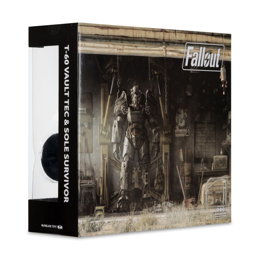Fallout 4 - T- 60 Vault Tec & Sole Survivor 7" Action Figure 2-Pack