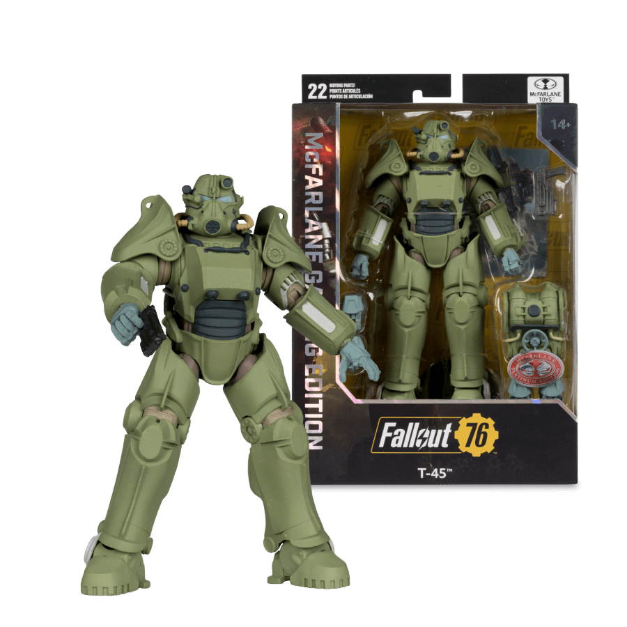 Fallout 76 - T-45 Military Armor (Chase Version) Gaming Edition 7" Figure