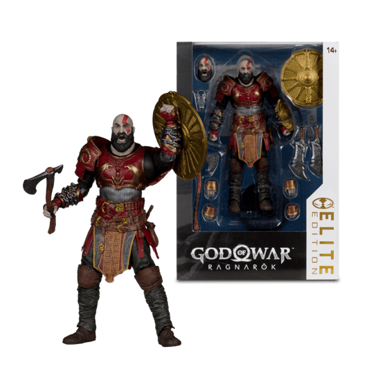 God Of War Ragnarok - Kratos with Ares Armor Elite Edition 7" Figure