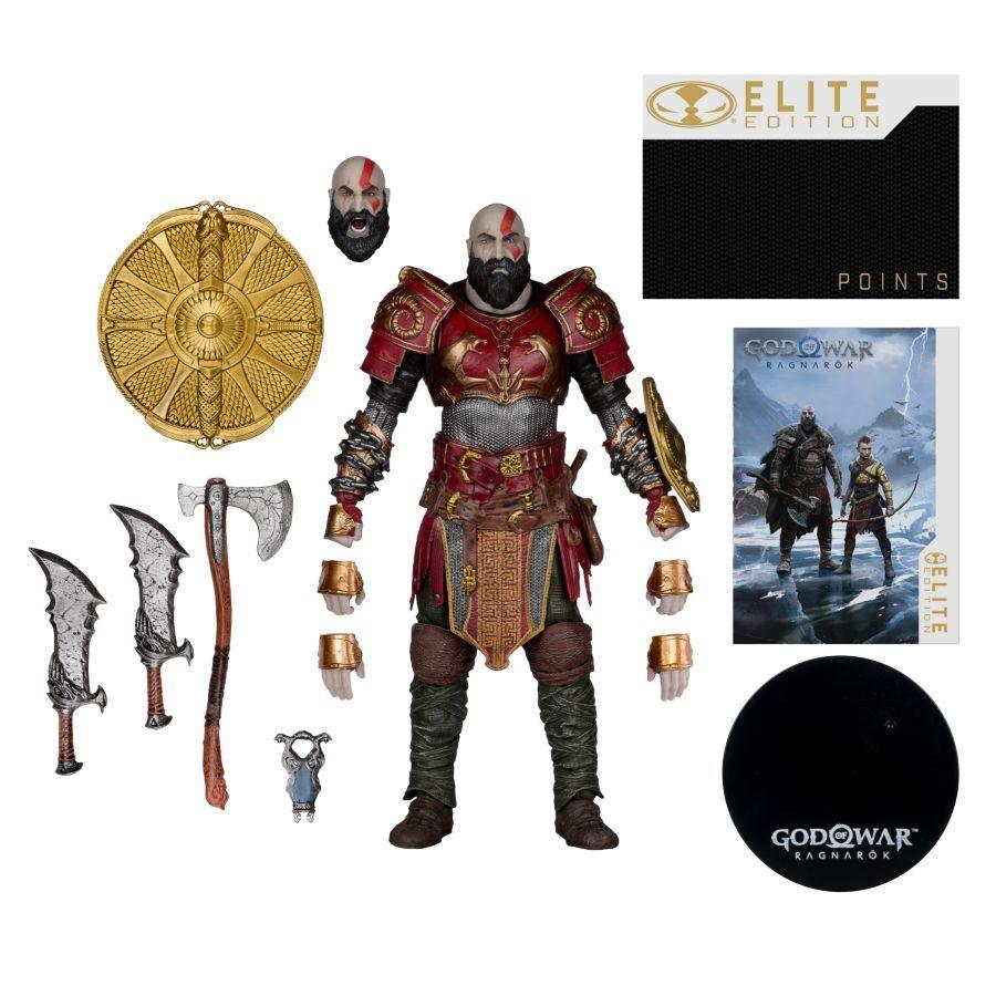 God Of War Ragnarok - Kratos with Ares Armor Elite Edition 7" Figure