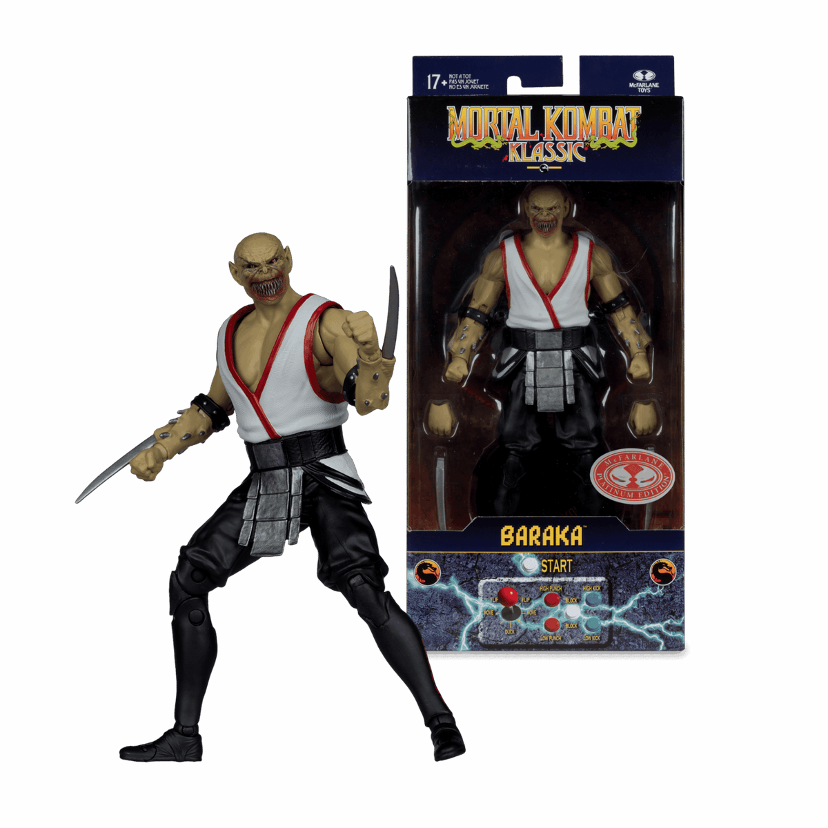 Mortal Kombat: Klassic - Barakas (Red Platinum) 7" Action Figure