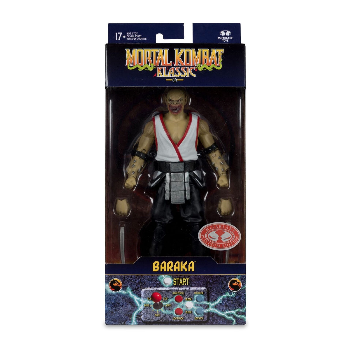 Mortal Kombat: Klassic - Barakas (Red Platinum) 7" Action Figure