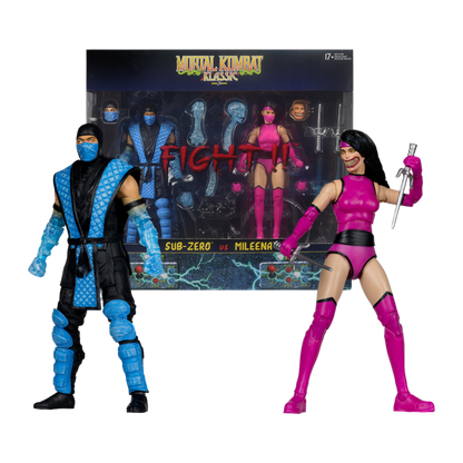 Mortal Kombat - Sub-Zero vs Milena Klassics 7" Action Figure 2-Pack
