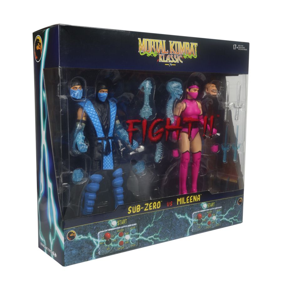 Mortal Kombat - Sub-Zero vs Milena Klassics 7" Action Figure 2-Pack