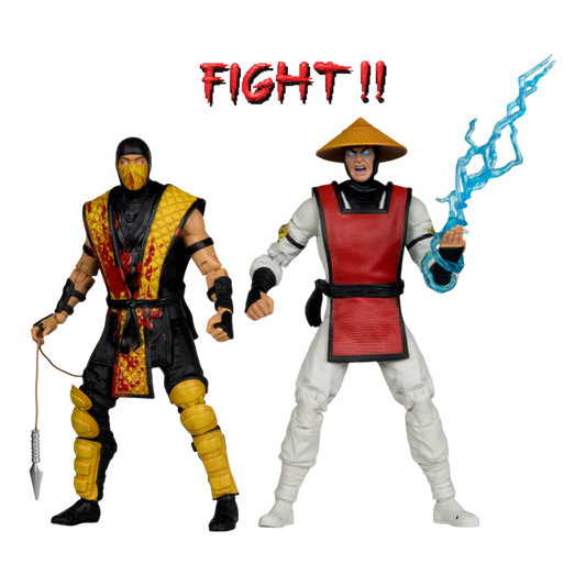 Mortal Kombat - Scorpion Vs Raiden Klassics Figures