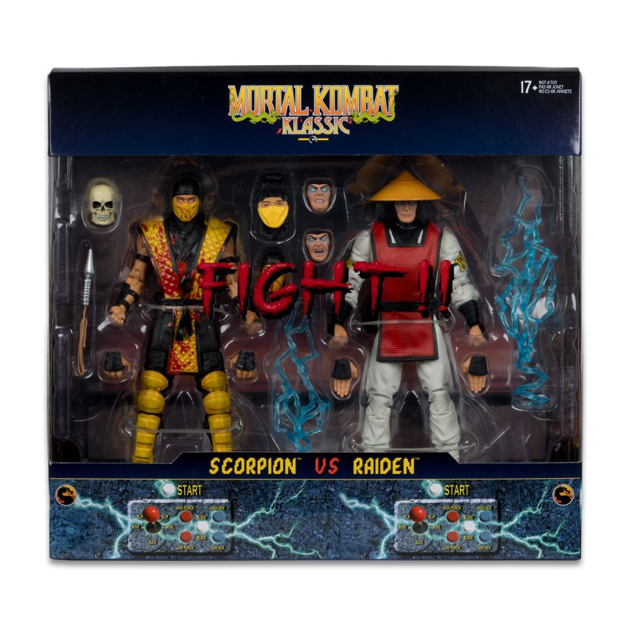 Mortal Kombat - Scorpion Vs Raiden Klassics Figures