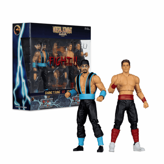 Mortal Kombat: Klassic - Shang Tsungs Vs Johnny Cage 7" Action Figure 2-Pack
