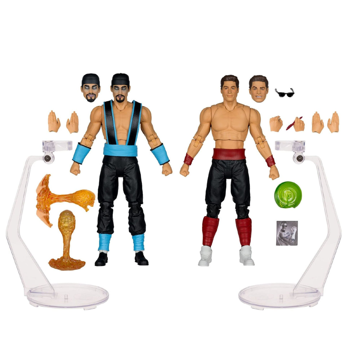 Mortal Kombat: Klassic - Shang Tsungs Vs Johnny Cage 7" Action Figure 2-Pack