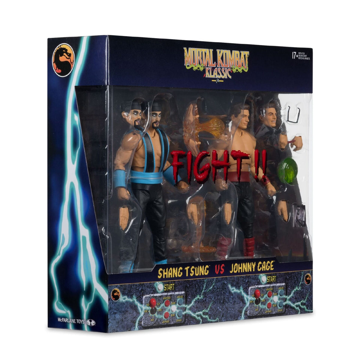Mortal Kombat: Klassic - Shang Tsungs Vs Johnny Cage 7" Action Figure 2-Pack