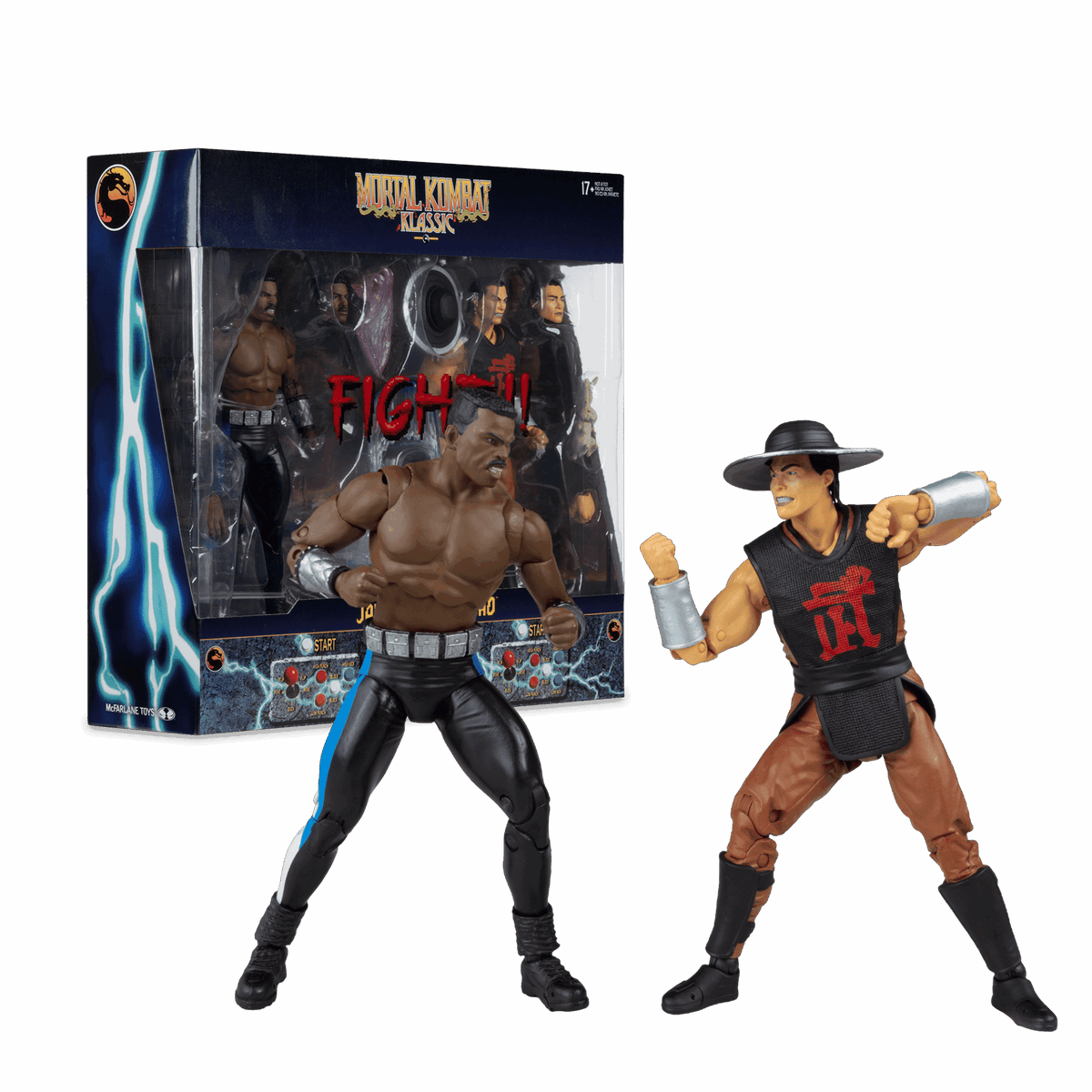 Mortal Kombat: Klassic - Jax Vs Kung Lao 7" Action Figure 2-Pack