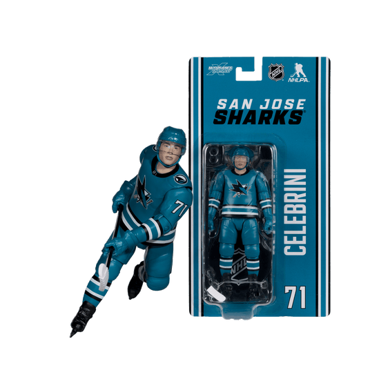NHL - Macklin Celebrini (San Jose Sharks) 6" Articulated Figure