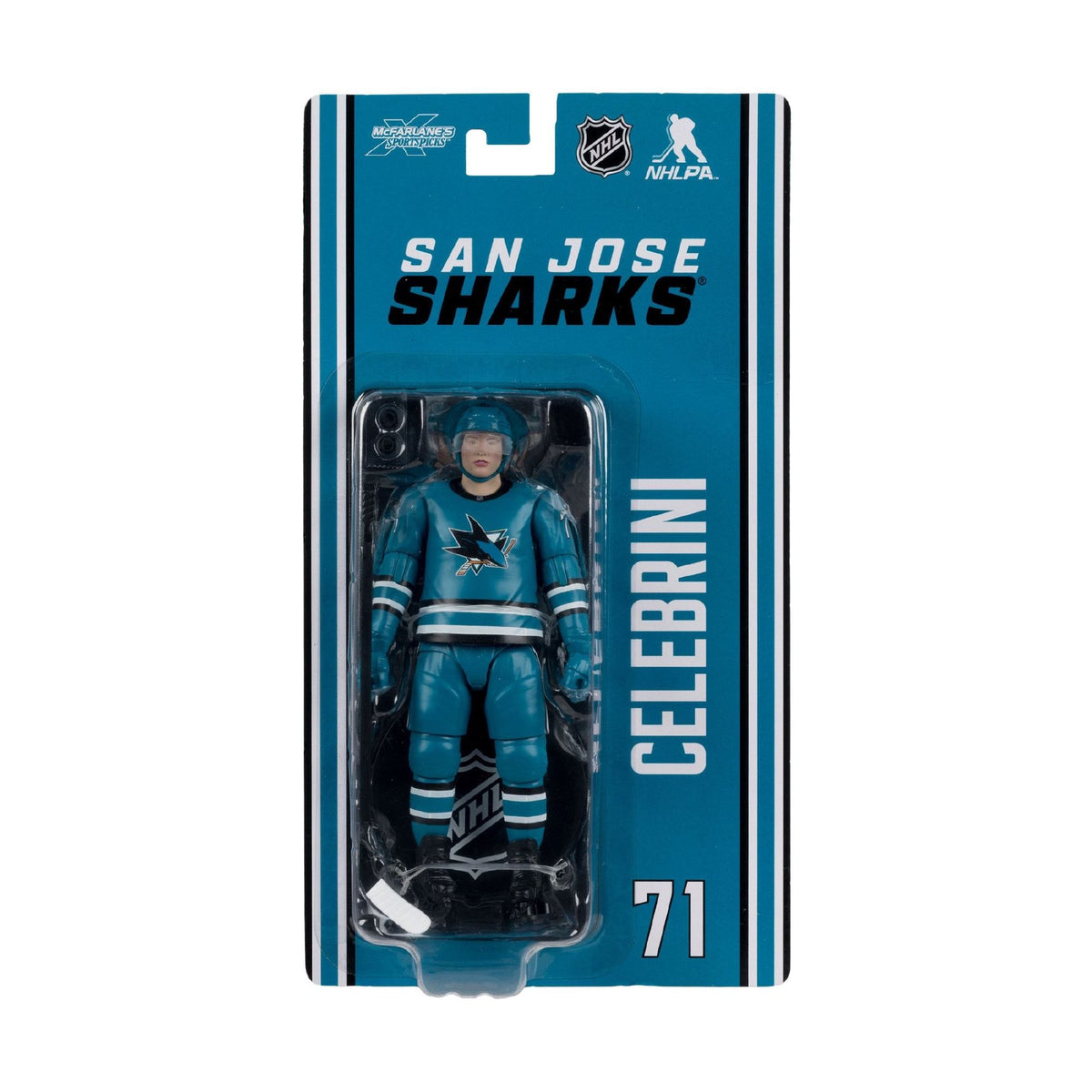 NHL - Macklin Celebrini (San Jose Sharks) 6" Articulated Figure