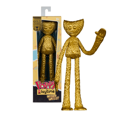 Poppy Playtime - Huggy Wuggy Gold (Gold Label) 12" Coffin Figure