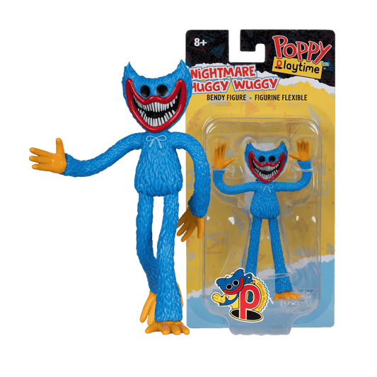 Poppy Playtime - Nightmare Huggy 4.5" Bendable Figure