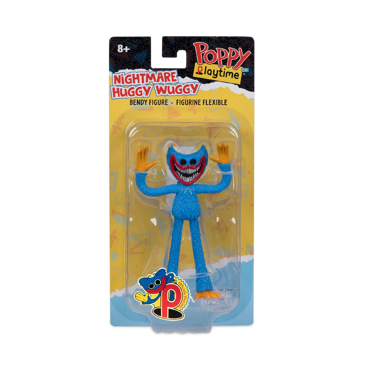 Poppy Playtime - Nightmare Huggy 4.5" Bendable Figure