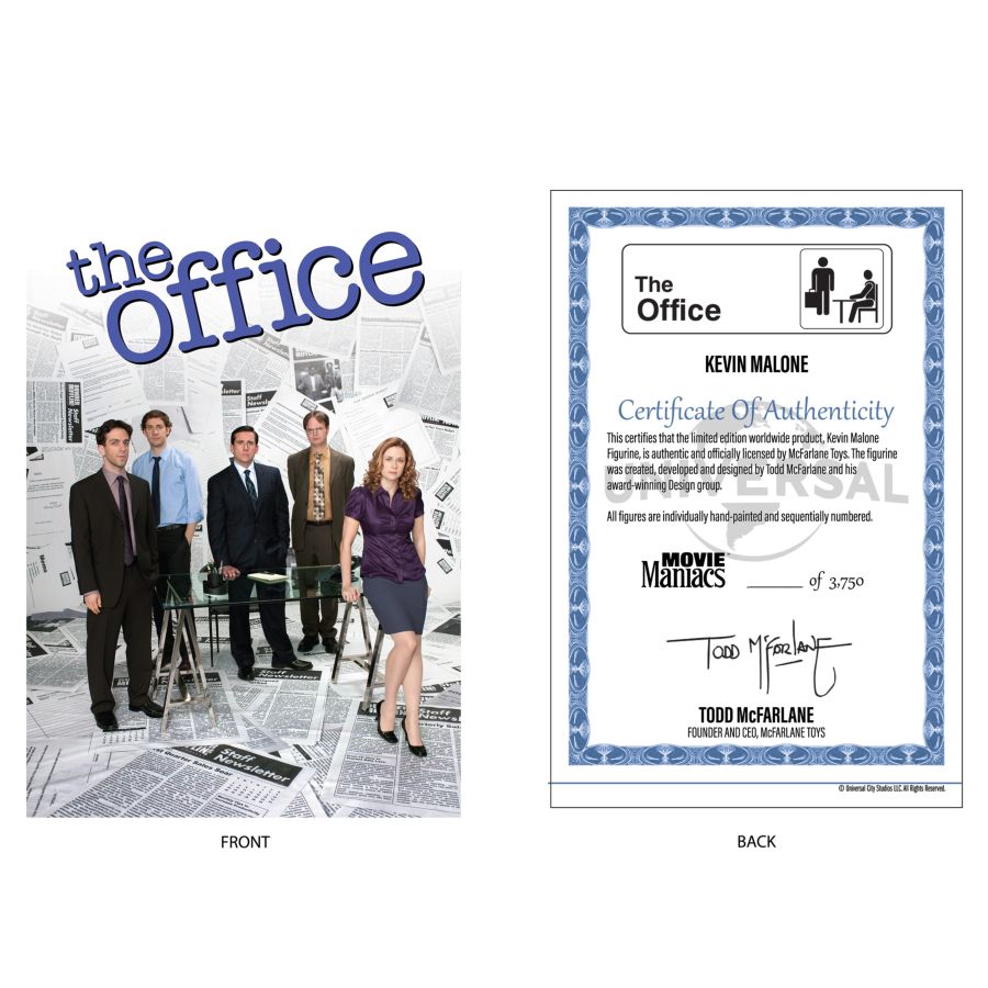 The Office - Kevin Malone Movie Maniacs 6" Figure