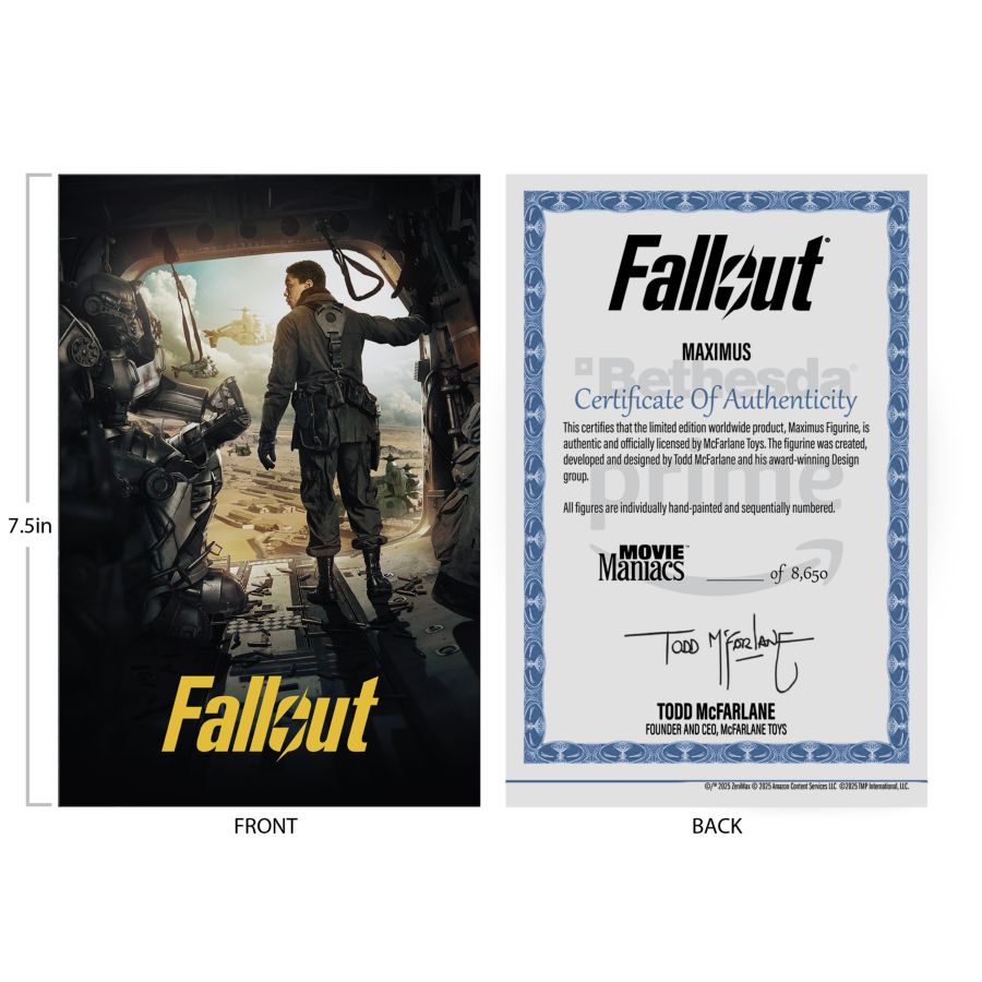 Fallout (TV) - Movie Maniacs (Season 2) Maximus 6" Posed Figure