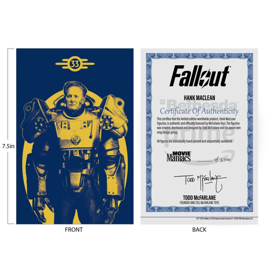 Fallout (TV) - Movie Maniacs (Season 2) Hank 6" Posed Figure (Platinum Edition)