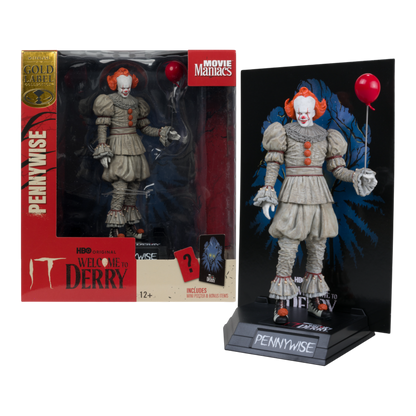 Welcome to Derry - Pennywise 6" Movie Maniacs Figure