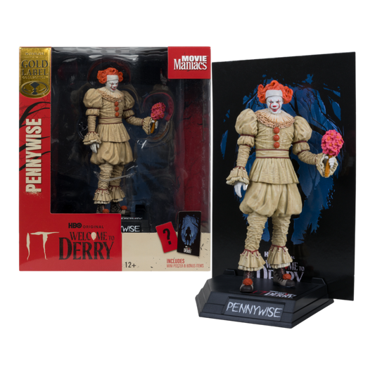 Welcome to Derry - Pennywise (Flashback) 6" Movie Maniacs Figure