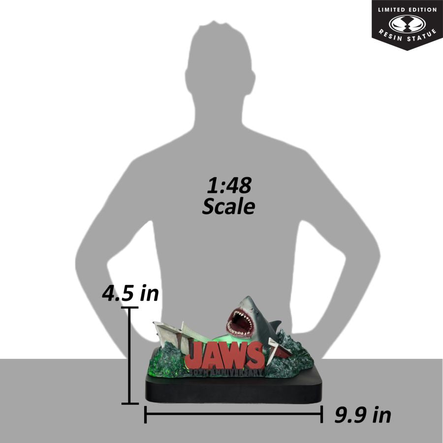Jaws - Jaws Attacking Boat 50th Anniversary 1:48 Scale Resin Statue