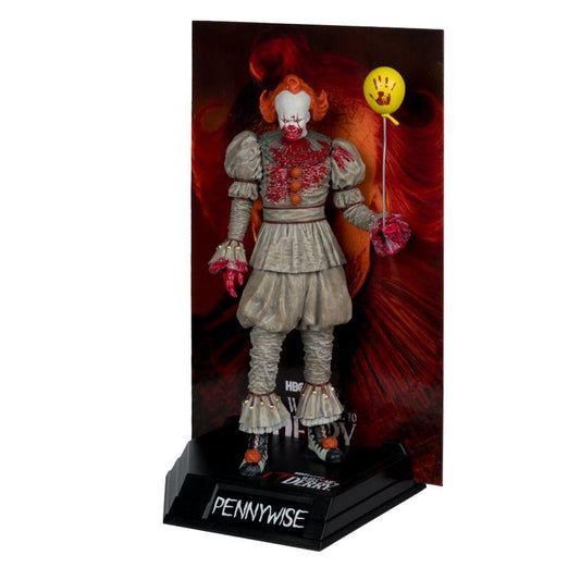 Welcome to Derry - Pennywise (Bloody) Movie Maniacs 6" Posed Figure