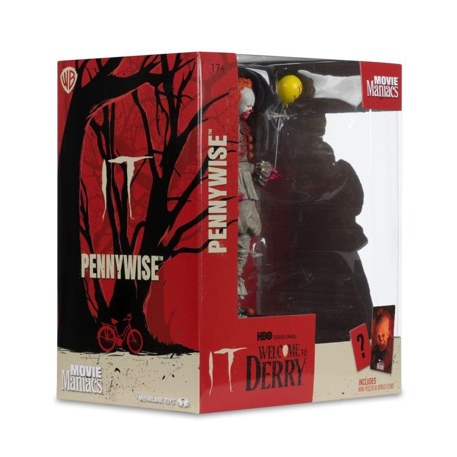 Welcome to Derry - Pennywise (Bloody) Movie Maniacs 6" Posed Figure