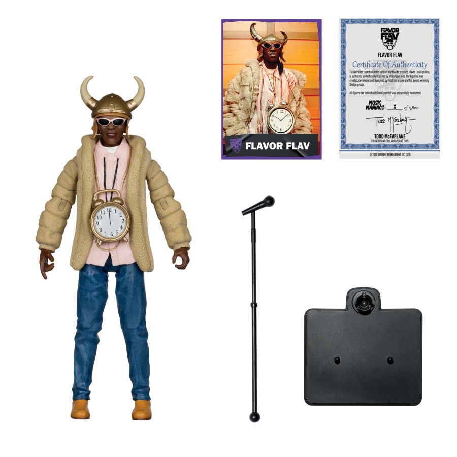 Flavor Flav - Flavor Fav Music Maniacs 6" Figure