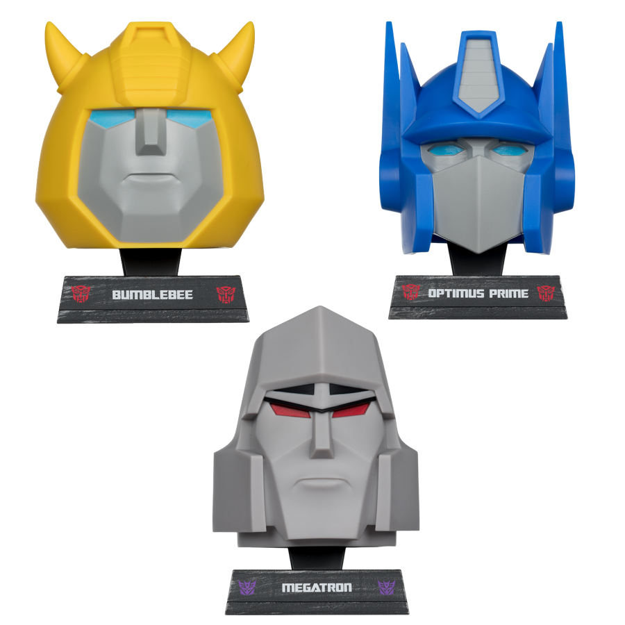Transformers - 1:3 Scale Head Replica Assortment (6 Pieces)