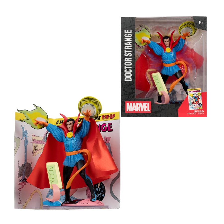 Marvel Comics - Dr. Strange (Strange Tales 128) 1:10 Scale Collectible Figure with Scene