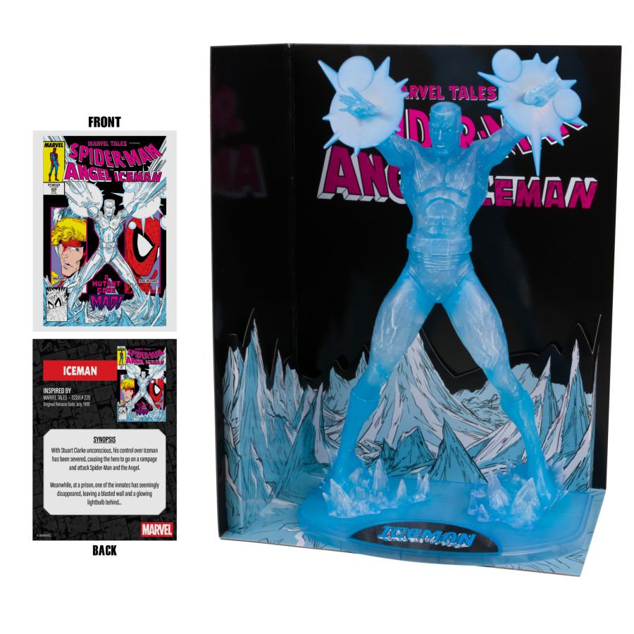 Marvel Comics - Iceman with Comic (Marvel Tales #229) 1:6 Scale Figure