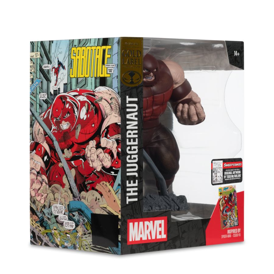 Marvel Comics - The Juggernaut (Spider-Man 16) 1:10 Scale Collectible Figure with Scene