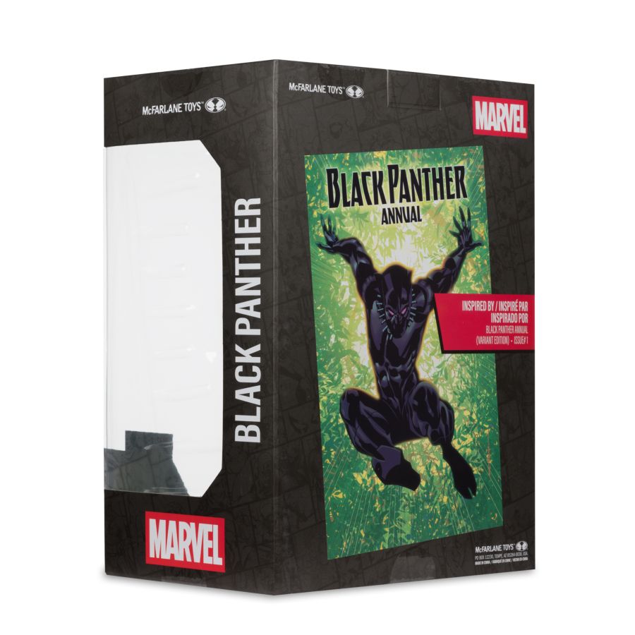 Marvel Comics - Black Panther with Comic (Annual #1 - Variant Edition) 1:6 Scale Figure