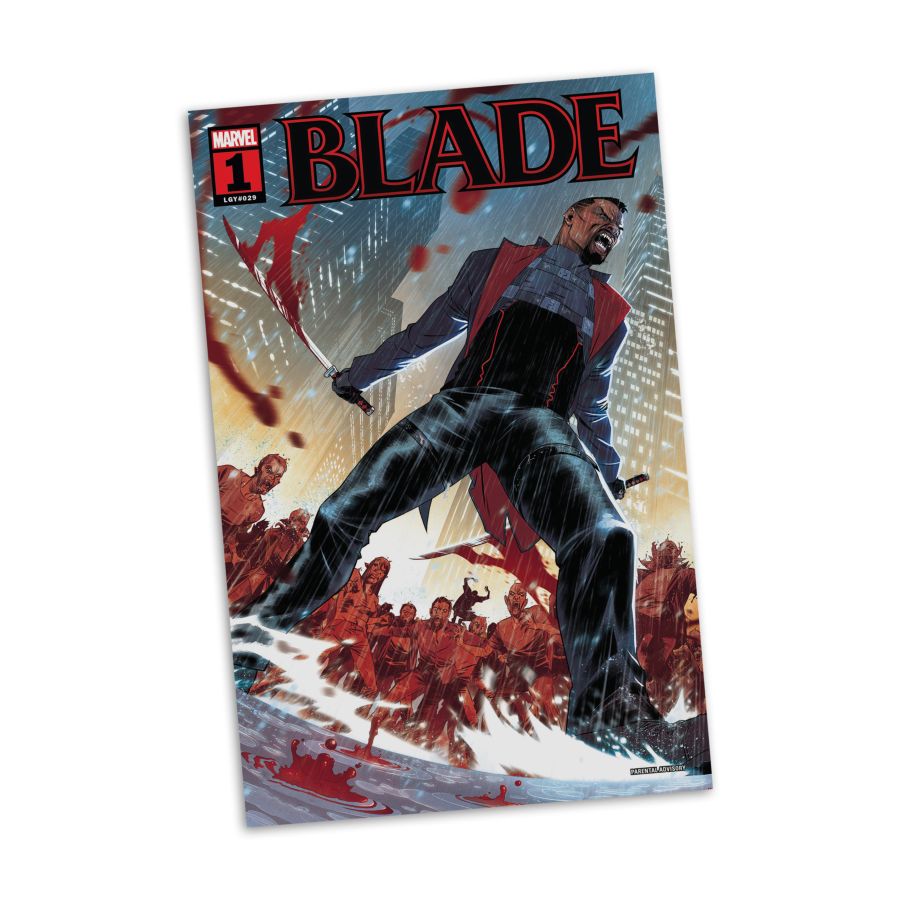 Marvel Comics - Blade with Comic (Blade #1) 1:6 Scale Figure