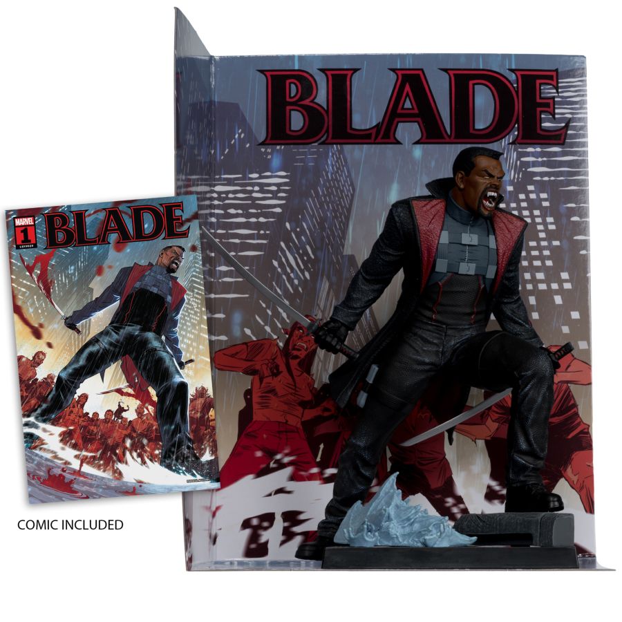 Marvel Comics - Blade with Comic (Blade #1) 1:6 Scale Figure