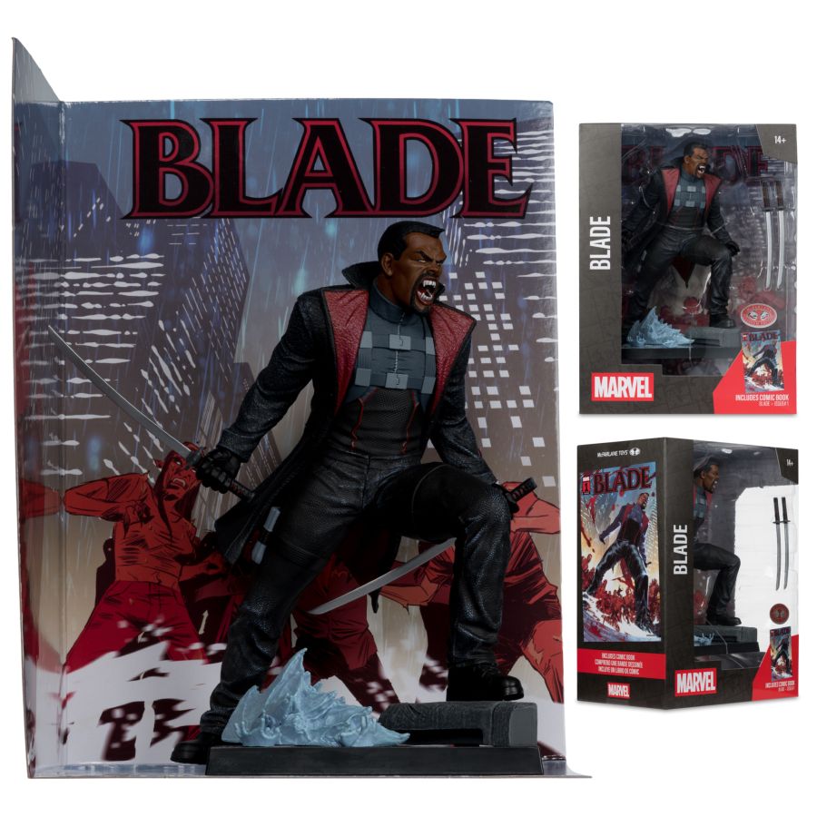 Marvel Comics - Blade with Comic (Blade #1) 1:6 Scale Figure