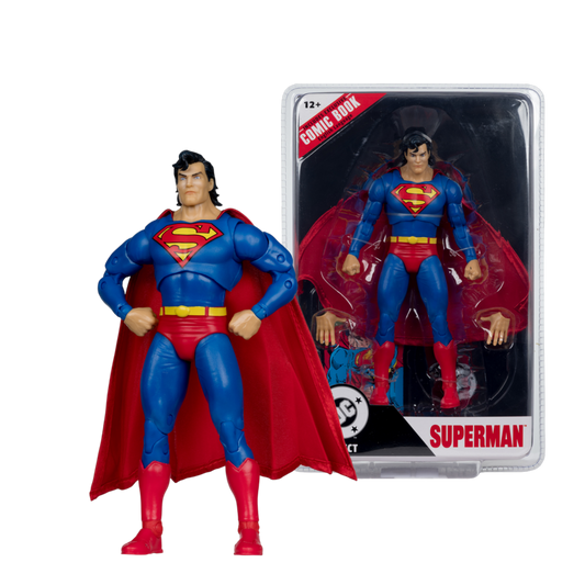 DC Direct - Superman (Zero Hour) 7" Figure With Comic